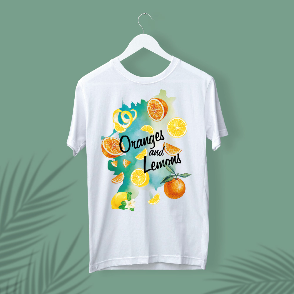 KOSA COFFEE Tシャツデザイン「Oranges and Lemons」